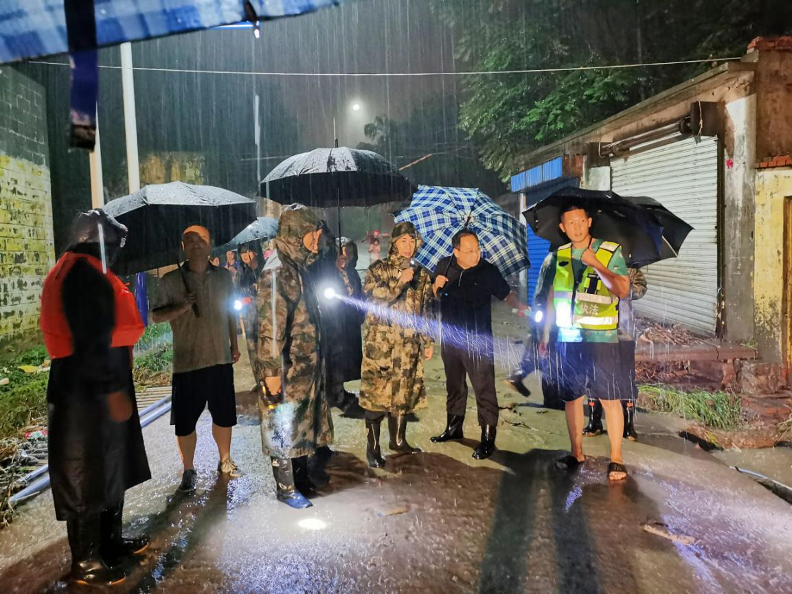 市委常委、市纪委书记、市监委主任冯芳喜到鹤山区检查督导防汛工作