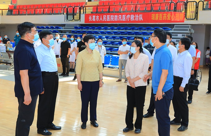 曲孝丽在许昌商丘调研时强调 深入贯彻落实习近平总书记重要指示精神<br>为打赢防汛救灾硬仗提供坚强纪律保障