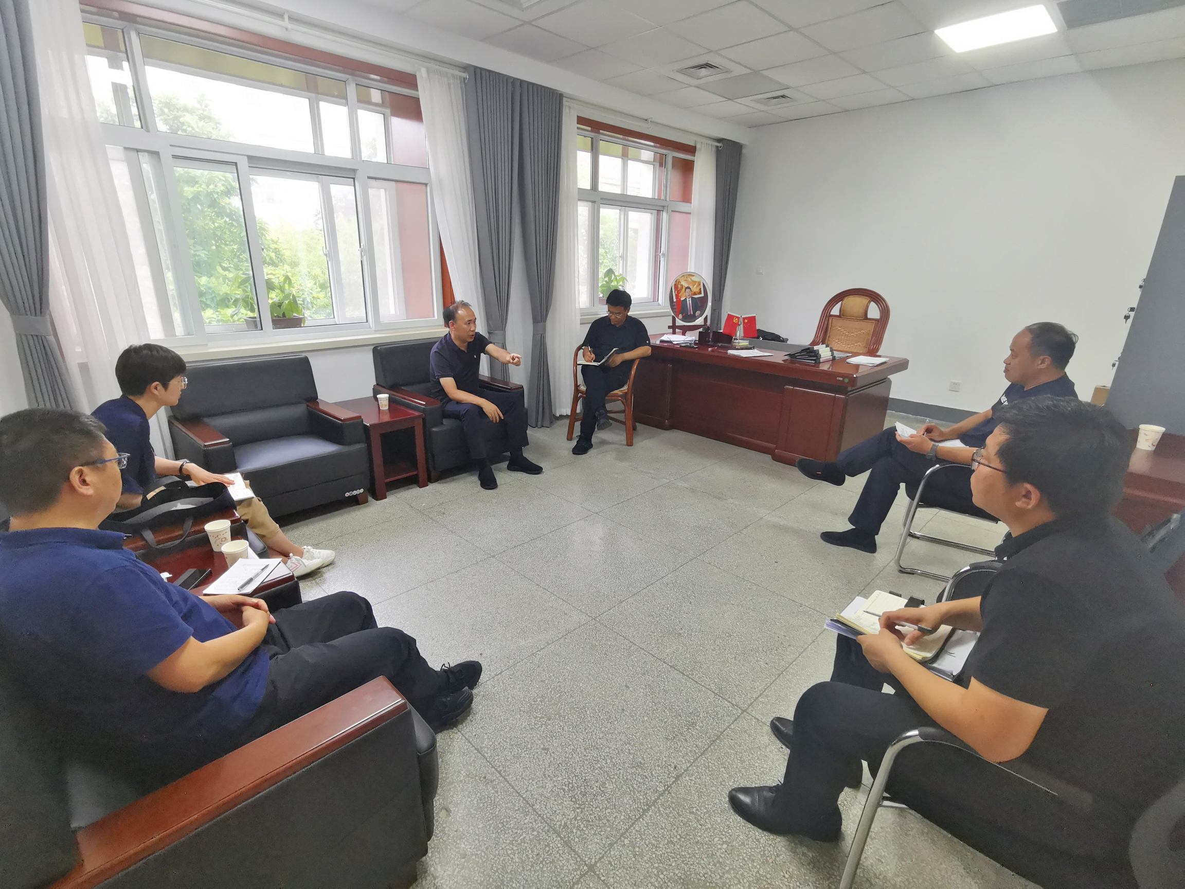 冯芳喜到浚县调研灾后恢复重建等工作