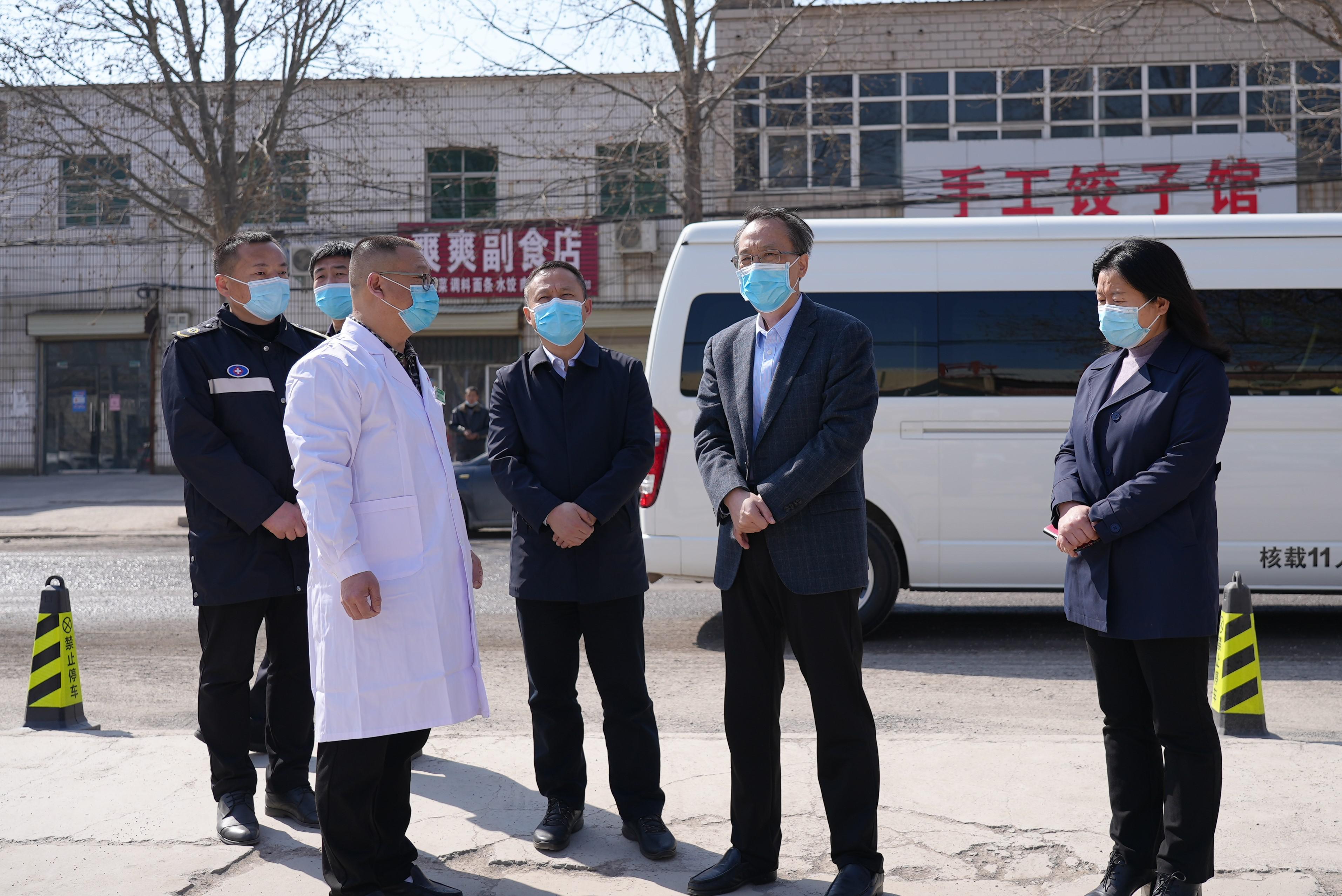 唐献泰赴开发区、浚县督导疫情防控工作