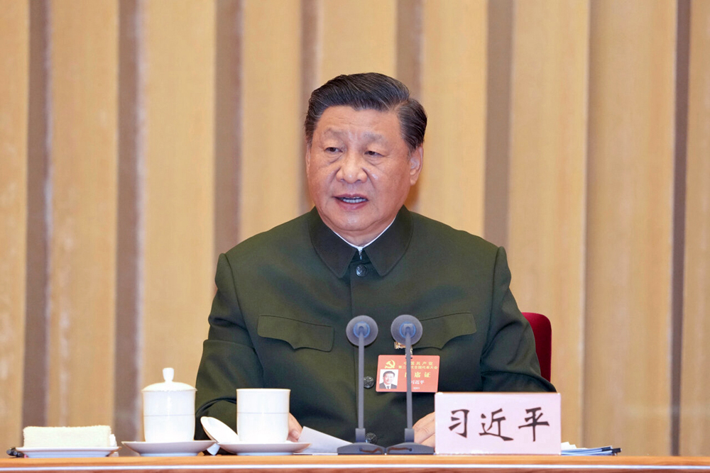 习近平在出席军队领导干部会议时强调 认真学习宣传贯彻党的二十大精神 奋力实现建军一百年奋斗目标