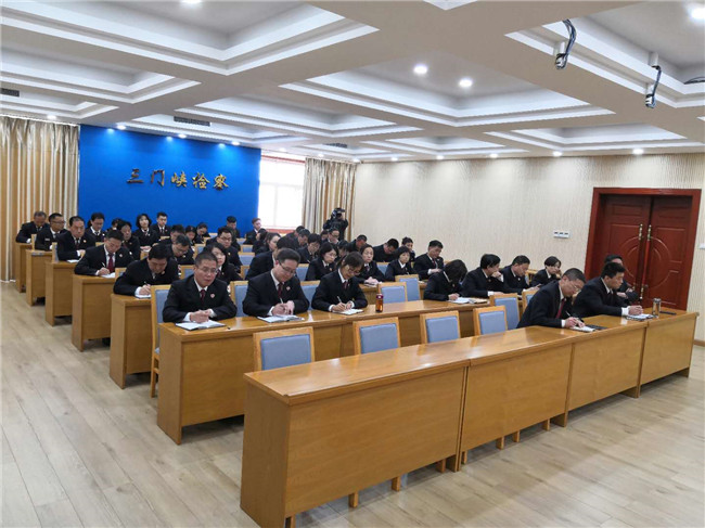 驻市检察院纪检监察组:开展廉政谈话 强化廉政意识
